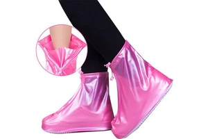 Cycling Outdoor Plastic Rain Shoe Covers Shoe Cover For Rain Hot Sale Reusable PVC High Quality Waterproof Ankle Boot
