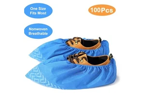 low MOQ Disposable medical shoe Covers nonwoven safety protective boots cover for hospital