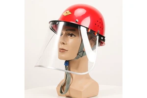 Anti-Impact Scratch-proof Screen Protective Mask with Anti-Splash Acid Alkali Resistant PC Surface Anti-Fog Face Shields Bracket