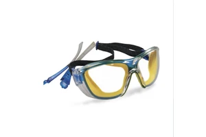 Construction Safety Goggles Anti-Fog Anti-Scratch PA Frame Polycarbonate Lens Anti-Impact Protective Glasses Eye Protection