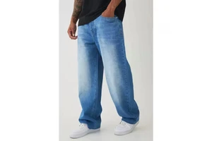 Plus Size Winter Summer Autumn Washed Pencil Pants Men's Jeans Blue Breathable Eco Friendly Cotton Denim OEM Custom Streetwear