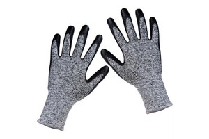 Waterproof Cut Resistant Safety Gloves / Slip Resistant Anti-Cut Work Gloves / Anti-Impact Protective Gloves Polyester Flexible
