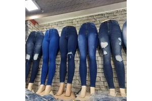 2025 New for Women's Skinny High Waist Denim Jeans Breathable Straight Style Casual Hip Leggings