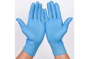100PCS/Box Disposable Nitrile Gloves Latex Powder Free Vinyl Blend Household Inspection Safety Gloves