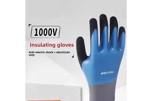 Professional Insulation 1000V Insulated Gloves for Electricians Manufacturer's Waterproof Live Work Gloves Rubber Safety Gloves
