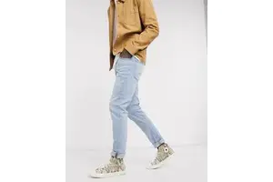 Custom Men's Jeans Men Casual Streetwear Workout High Waist Jeans Denim Trousers Pants Winter Men's Elastic Waist