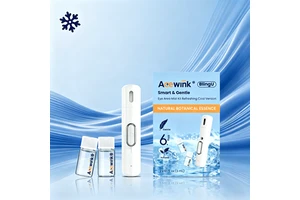 Acewink Ultrasonic Cooling Eye Mist Kit - Gentle Refresh Device For Sensitive Eyes & Daily Use