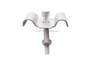 Hot Dip Galvanized Steel Grating Clips M Type ASTM A153 ISO9001 Model GC M8