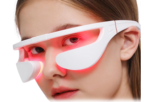 Kks Ems Red LED Light Therapy Eye Massager Rechargeable Wrinkle Remover For Eye Bag Removal Eye Care Eye Lift