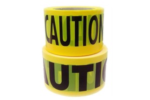 Construction Supplies Safety and Security Products Warning Tape in Polyester Reflective Material PE Tape