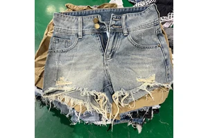 Used Denim Short for Women Wholesale Second Hand Ladies Jeans Bulk Bale for Resellers Used Jeans Vintage Wear Hot Selling