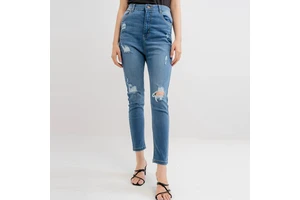 New Premium Waterproof Breathable Winter Fashion Women's Straight Leg Cargo Denim Jeans Streetwear Pants