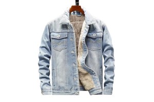 Vintage-Inspired Men's Jackets High-End Denim Man Jackets Classic Jacket for Man With Soft Lining and Long-Lasting Durability