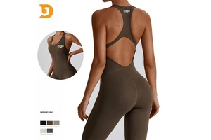 High Quality Jumpsuit Active Wear Breathable Soft Sportswear Women Yoga One Piece Suit Stretchy Gym Wear Jumpsuit for Women