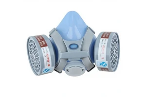 Yile Chemical Protective Gas Mask Model 9700A TPE Material Reusable 3-Layer Replaceable Filter