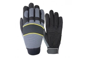 Safety Work Gloves Heavy Duty Mechanic Gardening Builders Cut Hand Protection Mechanic Gloves Factory Price LOW MOQ 2024