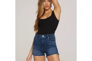 Women's Regular Fit Trendy High Waisted Jeans Denim Shorts Summer Streetwear Y2K Clothing Rhinestones Women's Shorts