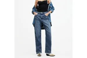 Premium Quality Women's Wide Leg Denim Jeans Pants Fashionable Design Zipper Fly Denim Jeans For Women Export Cheap Price