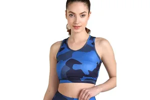 High Quality Plus Size Women Sports Bra for Fitness Yoga Running Breathable Eco-Friendly High Support Front Logo