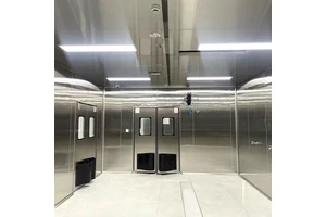DERSION New Modular Laminar Air Flow Clean Room Booth HEPA Filter Class 100-100000 Stationary Fire/Water Resistant Industrial