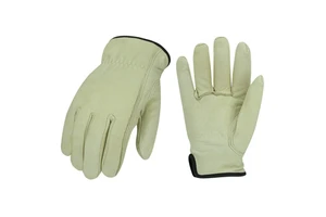 Custom Full Finger Mechanic Gloves Leather Safety Gloves for Men Heavy Duty Industrial Mechanical Working Gloves