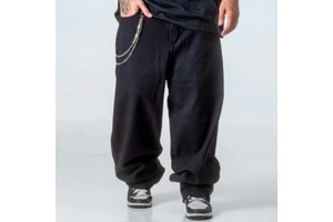 Hot Selling Baggy Pant Wide Leg Jeans Men Jeans Black Denim Plus Size Pants Denim Baggy Jeans Mud Wash 2025 Oversized Men Jeans