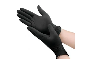 Disposable Nitrile Gloves, Chemical Resistant, Powder-Free, Latex-Free, Non-Sterile, Food Safe, 2.5 Mil, 100-Count