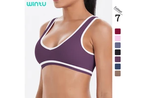 Female Sports Bra Custom Logo XL Plain Blank Women's Plus Size Bra Breathable Running Top Workout Fitness Training Yoga Bras