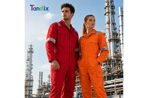 High Visibility Flame Retardant Construction Mining Coal Oil Gas Work Clothes Suit FRC FR Coverall Custom Logo Workwear Overalls