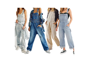 Manufacture Customize Women's Boyish Denim Jeans Overall