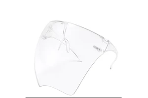 High Quality Oversized Anti-Spray Clear PC Face Shield Safety Mask Protection with Anti-Fog Heat & Wear Resistance