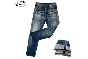 Denim Manufacturer Custom Vintage Wash Oversize Diamonds Rhinestone Wide Leg Baggy Denim Pants Jeans Trousers for Men