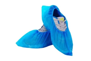 Disposable Indoor Safety Steel Toe Slip-on Shoe Covers Thickened Non-Slip Wear-Resistant Dustproof for Students Households