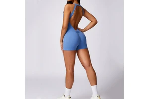 Hot Sale Sports Jumpsuit Gym Outfit Running Recycle Breathable One Piece Yoga Jumpsuit Fitness for Women