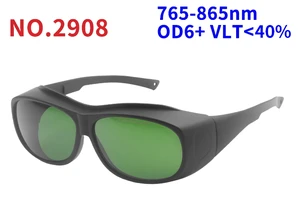 Welding Safety Glasses CE EN207 765-865nm OD6 Laser Eyewear For 808 Diode Laser Marking Welding Heating Equipment Laser Safety