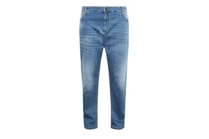 Men's Plus Size Skinny Fit High Street Denim Jeans Breathable Drawstring Closure 5 Pockets Eco-Friendly