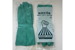 Premium Safety Nitrile Gloves for Industrial Use with Extra-Thick Design Chemical Resistance and Puncture Resistance Gloves