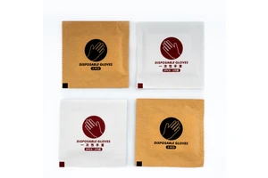 Individually Wrapped Disposable PE Gloves Machine Folded Compliant with FDA & EU Food Safety Standards Custom for Restaurants