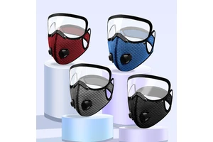 Riding Protective Face Mask Outdoor Electric Motorcycle Cycling Wind Sand Haze & Smog Protection Sunscreen Full Face Shield