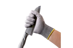 XINGYU 13 Gauge HPPE Shell PU Coated Cut Resistant Glove Level 5 Safety Work Knitted HPPE Anti-Cut PU HPPE Cut Resistant Gloves
