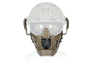 Kango Durable Hard Protective Mask for Outdoor Tactical Mask Impact-Resistant Half Face Protection