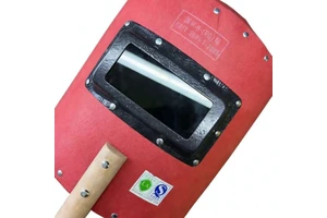 Metal Frame Waterproof Welding Hand Shield - Protective Face Mask with Heat-Resistant Shield for Industrial Welding