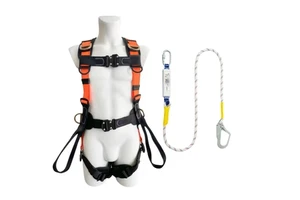 CE Certificate Hexin Brand High Quality 22KN Fall Protection Outdoor Climbing Fire Rescue Full Body Safety Harness