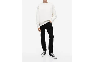 Fashion Plus Size Boyfriend Streetwear Jeans Men Stretch Slim Fit Lightweight Denim Pants Light Blue Trousers