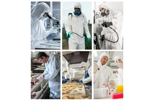 High Quality PP 28gsm 35gsm Disposable Anti-Static Safety Dustproof Coverall PPE for Farm Construction Cleanroom Use