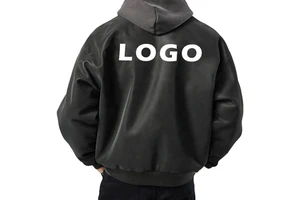 New Arrival Custom Logo 3D Embossed Factory Wholesale Leather Jackets Zipper Up Men's Varsity Jacket