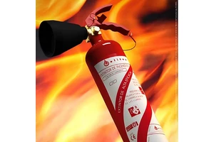 AUXI-FOC CE Certified CO2 Fire Extinguisher | Class B 97% Active Content | Stainless Steel | Portable | Customizable Weight |