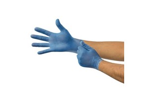 Blue Nitrile Disposable Powder-Free Gloves Class I Medical Grade Medium Size 100 Pcs/box CN