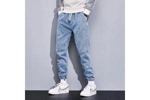 High-Quality Custom Fit Plus Size Jeans for Men Soft Cotton Elastic Denim