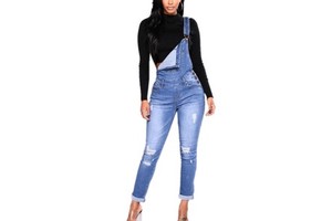 S-2XL Plus Size Clothing Set Women Denim Jumpsuit One Piece Trousers Jeans Sleeveless Jumpsuits Overalls Hollow Out Rompers